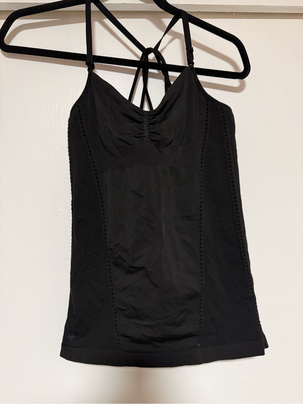 Athleta Black Strappy Women's Athletic Tank Top